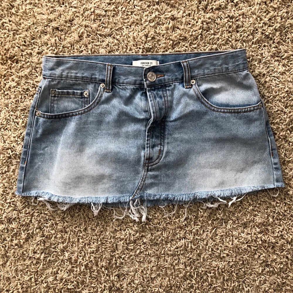 Women’s denim mini skirt